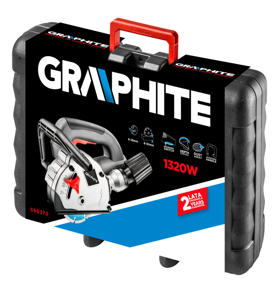 BRUZDOWNICA 125MM 1320W - T 59G370