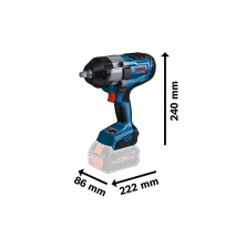 KLUCZ UDAROWY AKUMULATOROWY 1/2' GDS 18V-1000 2*5.0AH - B 6019J8304
