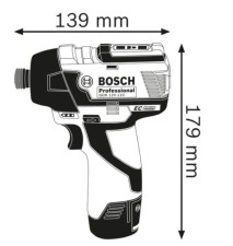 KLUCZ UDAROWY AKUMULATOROWY 1/4'' GDR 12V-110 2*3.0AH - B 6019E0005