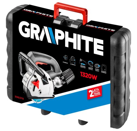 GRAPHITE Bruzdownica 125MM 1320W