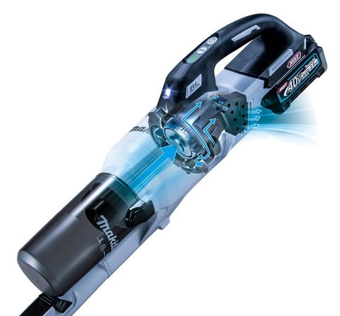 MAKITA Odkurzacz akumulatorowy XGT 40VMAX 0*AH BIAŁY