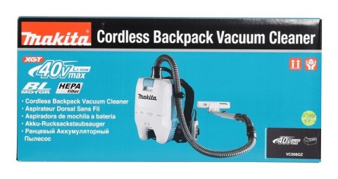 MAKITA Odkurzacz akumulatorowy plecakowy 2 L 40V XGT 0*AH