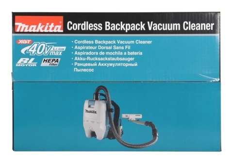 MAKITA Odkurzacz akumulatorowy plecakowy 2 L 40V XGT 0*AH