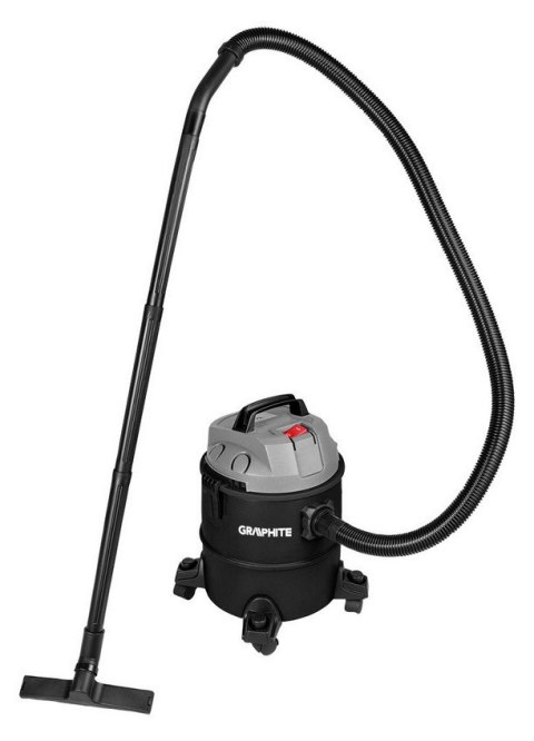 GRAPHITE Odkurzacz przemysłowy 1200W 20L ZBIORNIK Z TWORZYWA