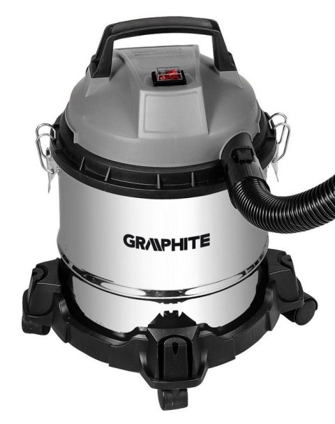 GRAPHITE Odkurzacz przemysłowy 800W 12L ZBIORNIK NIERDZEWNY