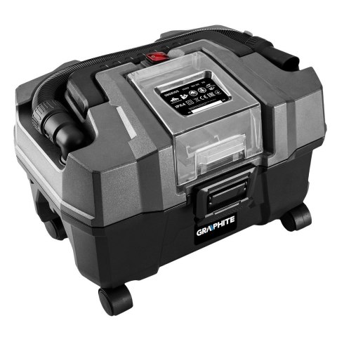 GRAPHITE Odkurzacz warsztatowy ENERGY+ 18V, LI-ION, 10 L, BEZ AKUM.