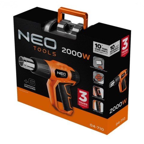 NEO Opalarka 2000W,ZAKRES TEM. 50-600OC,2 BIEGI, WALIZKA
