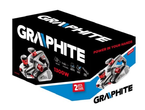 GRAPHITE Strug ELEKTRYCZNY 1300W SZEROKOŚĆ Strug ANIA 110MM