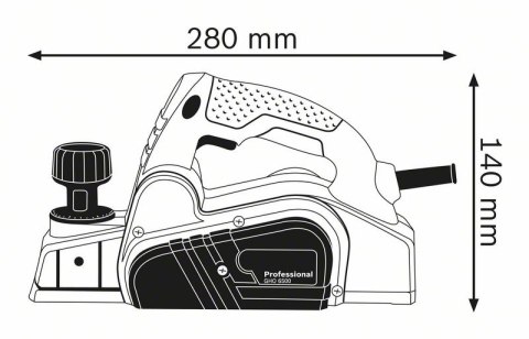BOSCH Strug GHO 6500 650W