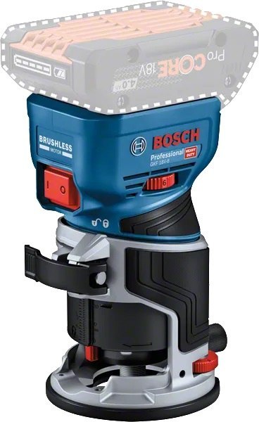 BOSCH Frezarka do KRAWĘDZI GKF 18V-8 0*AH