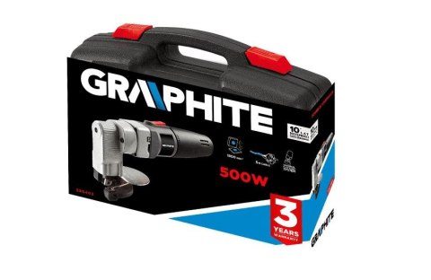 GRAPHITE Nożyce do BLACHY PROSTEJ 500W