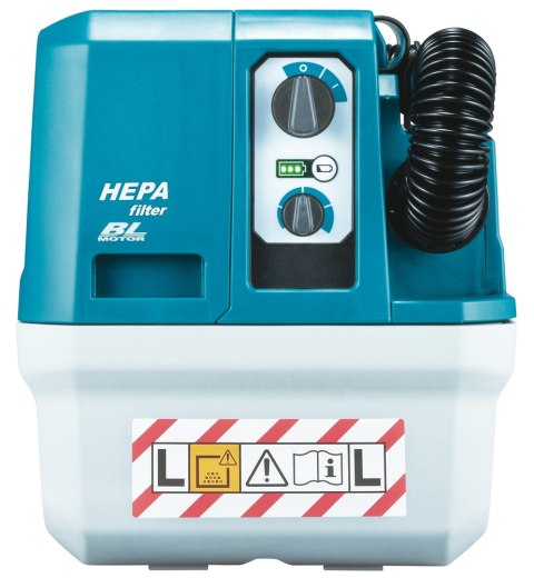 MAKITA Odkurzacz akumulatorowy 7.5L 40V XGT 0*AH