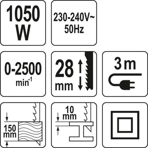 YATO Piła szablasta 1050W