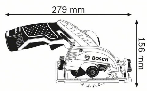 BOSCH Pilarka tarczowa GKS 12 V-26 2*3.0*AH L-BOXX