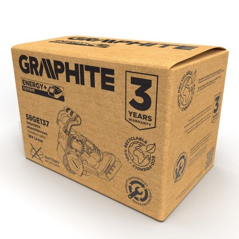 GRAPHITE SATYNIARKA akumulatorowa ENERGY+ 18V, BEZ AkumulatorA