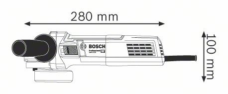BOSCH Szlifierka kątowa 125MM GWS 9-125 900W