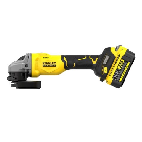 STANLEY Szlifierka kątora akumulatorowa 125MM V20 18V 1*4.0AH