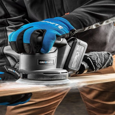 GRAPHITE Szlifierka mimośrodowa ENERGY+ 18V LI STOPA 125 MM BEZ akumulatorowa