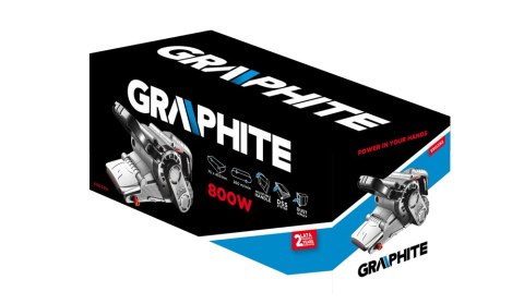 GRAPHITE Szlifierka taśmowa 800W TAŚMA 75*457MM