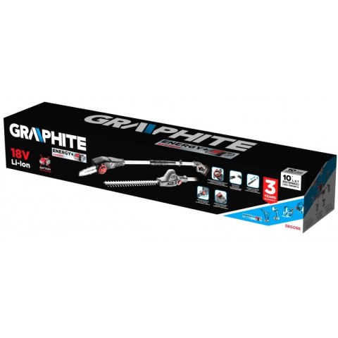 GRAPHITE URZĄDZENIE OGRO do WE NA WYSIĘGNIKU 2W1 ENERGY+ BEZ akumulatorowa