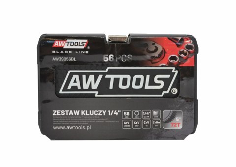AWTOOLS Zestaw Klucz y 56el 1/4"