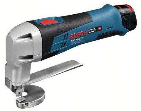 BOSCH Nożyce do BLACHY GSC 12V-13 2x2,0Ah LB