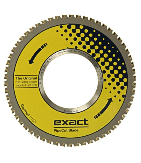 Piła widiowa CERMET do cięcia stali nierdzewnej Exact V155 mm