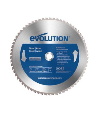 Piła widiowa TCT do cięcia stali Evolution 355mm / 66z