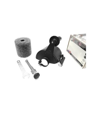 Przystawka GS15-07 GLOB SYSTEM do szczotkowania powierzchni płaskich drewnianych i stalowych z rolką prowadzącą fi 50mm Metabo+