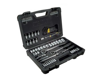 STANLEY Zestaw Klucz y 80el. 1/4"-3/8"-1/2" .