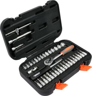 STHOR Zestaw Klucz y 1/4" 38el.