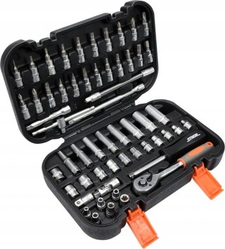 STHOR Zestaw Klucz y 1/4" 56el
