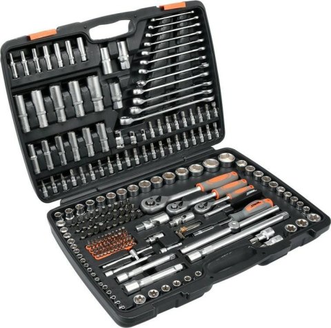 STHOR Zestaw Klucz y 216el 1/2"/3/8"/1/4"