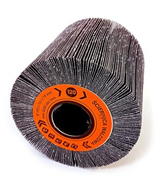Ściernica walcowa listkowa z płótna 100x100x19mm do Zestaw ów ALU Satyniarka