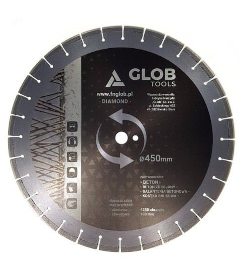 Tarcza diamentowa GLOB Beton / Beton zbrojony