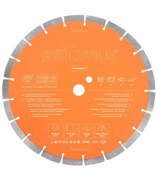 Evolution Power Tools PD300SEG-CS Tarcza diamentowa 300mm PREMIUM *