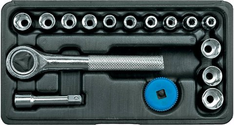 VOREL Zestaw Klucz y 16cz.1/4""