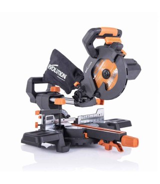 Wielozadaniowa Piła ukośna z prowadnicami EVOLUTION R185SMS PLUS z tarczą 185mm
