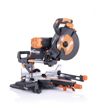 Wielozadaniowa Piła ukośna z prowadnicami EVOLUTION R255SMS DB PLUS z tarczą 255mm