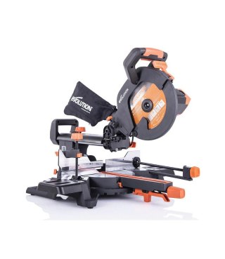 Wielozadaniowa Piła ukośna z prowadnicami EVOLUTION R255SMS PLUS z tarczą 255mm