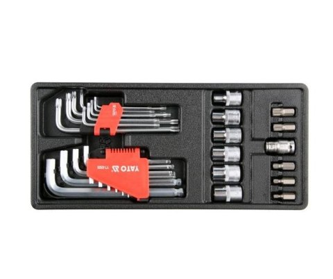 YATO Klucz HEX-TORX-NASADKI TORX 31cz. WKŁAD do SZAFKI.