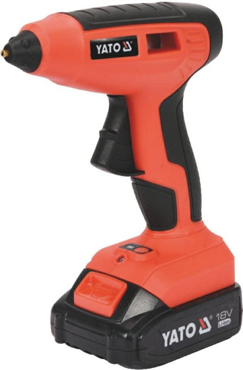 YATO Pistoletdo kleju 18V 11mm 1x2,0Ah.