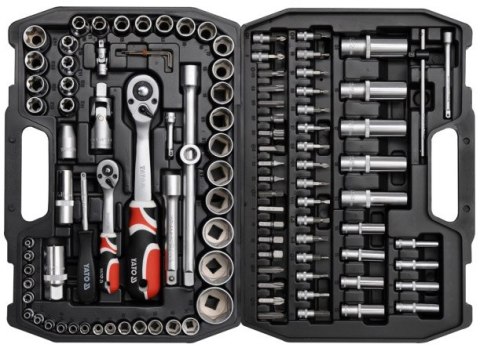 YATO Zestaw Klucz y 108el 1/2" / 1/4"