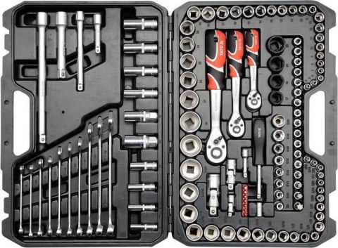 YATO Zestaw Klucz y 120el 1/2"/3/8"/1/4 XL