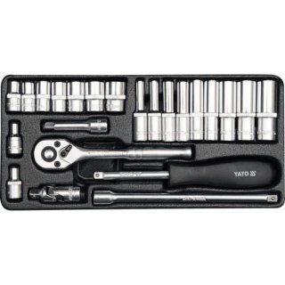 YATO Zestaw Klucz y 1/4" 23el.