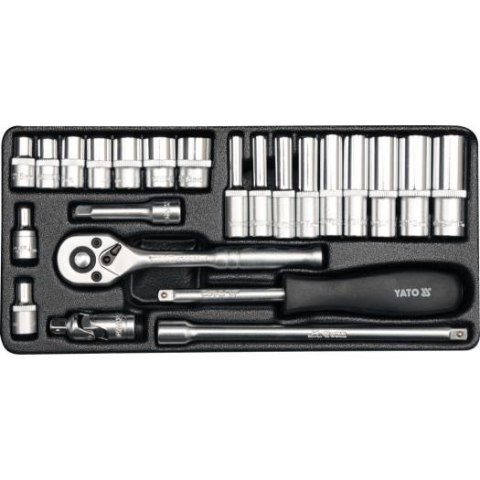 YATO Zestaw Klucz y 1/4" 23el.