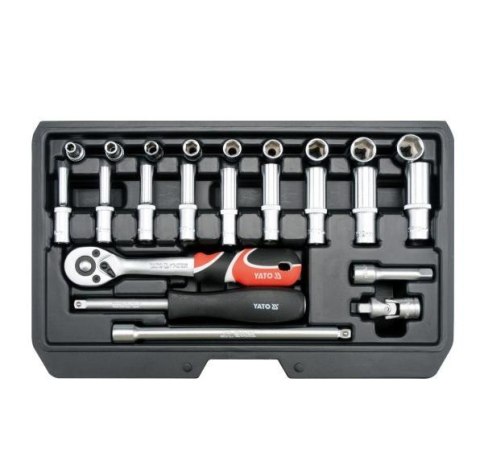 YATO Zestaw Klucz y 1/4" 23el.