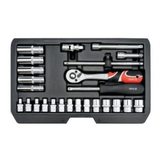 YATO Zestaw Klucz y 1/4" 25el