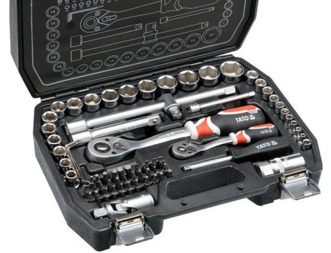YATO Zestaw Klucz y 72el 1/2" / 1/4"