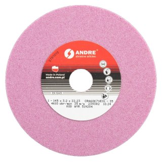 ANDRE Sciernica do ostrzenia łańcuchów 145 x 3,2 x 22,2mm CRA60K7VE01 - 35